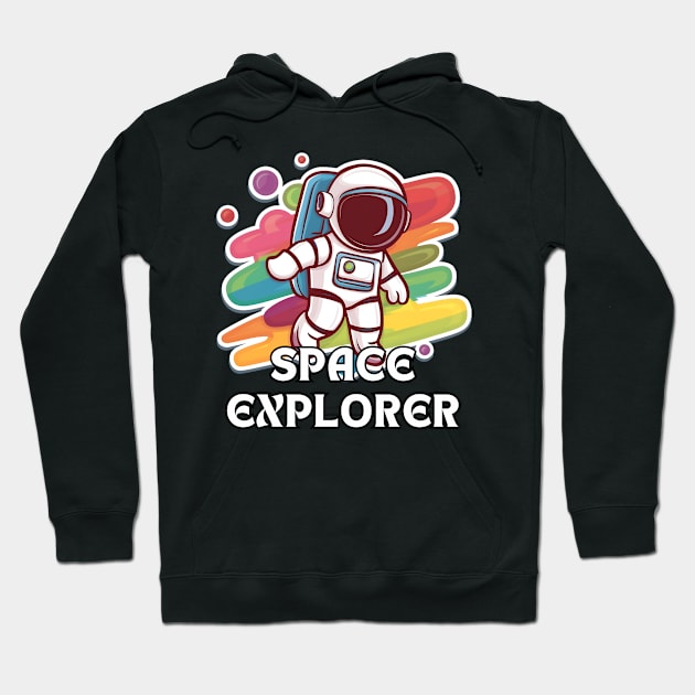 Astroanut Space Explorer Hoodie by Via Lactea Design